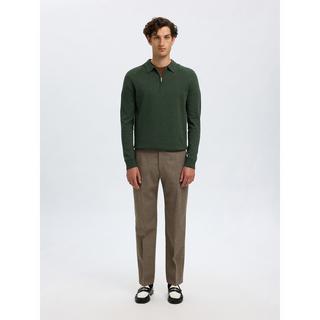 SELECTED SLHIsaac Zip SS Polo Hose  