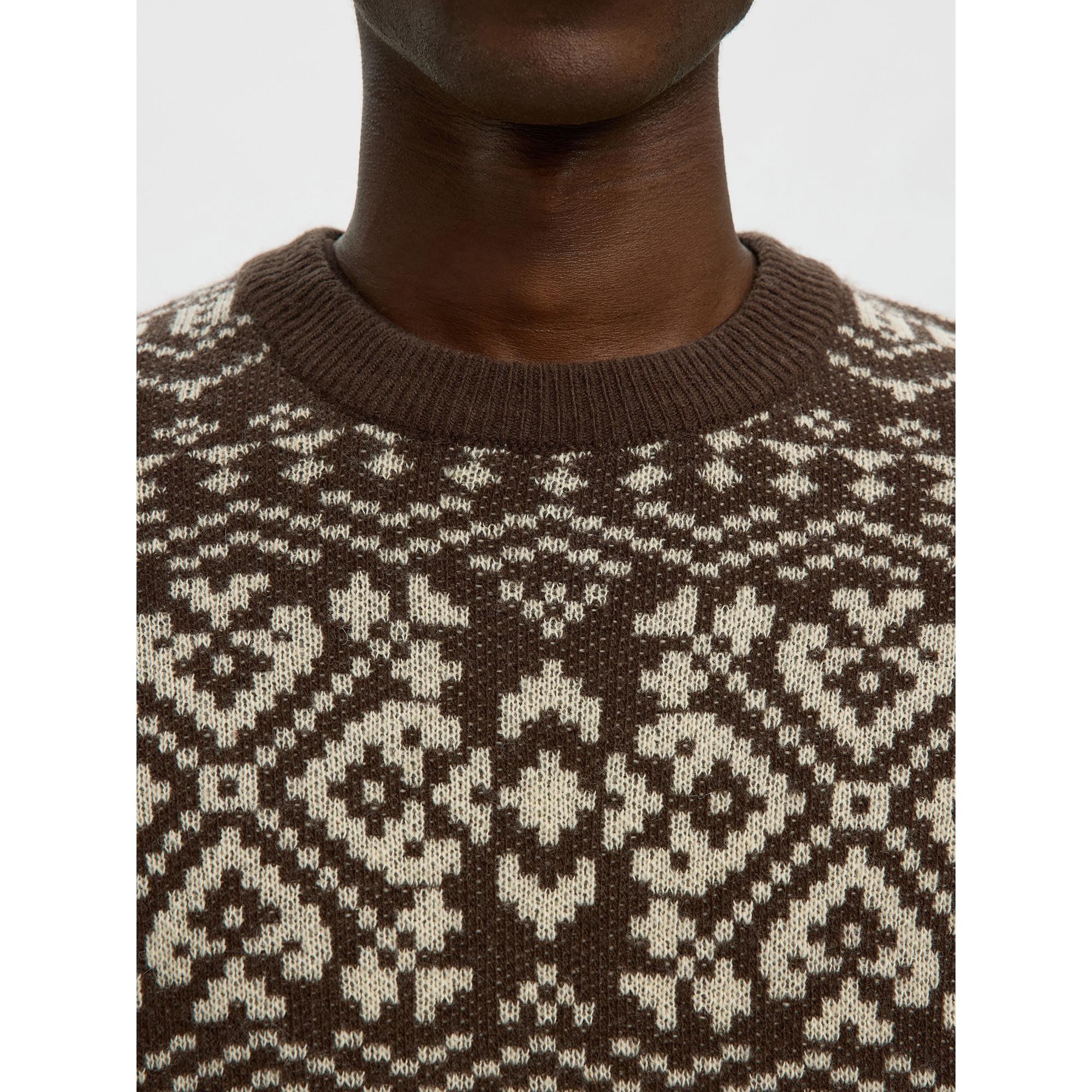 SELECTED SLHMikolas Relaxed Crew Neck Strickpullover  