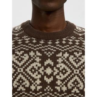 SELECTED SLHMikolas Relaxed Crew Neck Strickpullover  