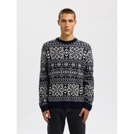 SELECTED SLHMikolas Relaxed Crew Neck Strickpullover  