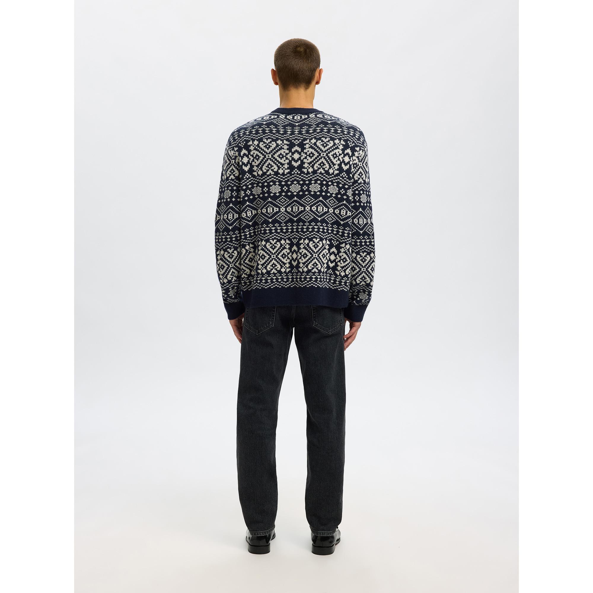 SELECTED SLHMikolas Relaxed Crew Neck Strickpullover  