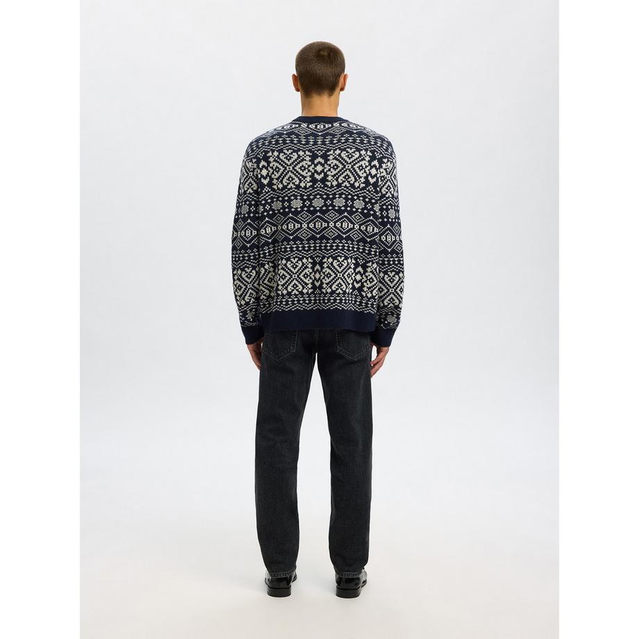 SELECTED SLHMikolas Relaxed Crew Neck Maglione in Maglia  