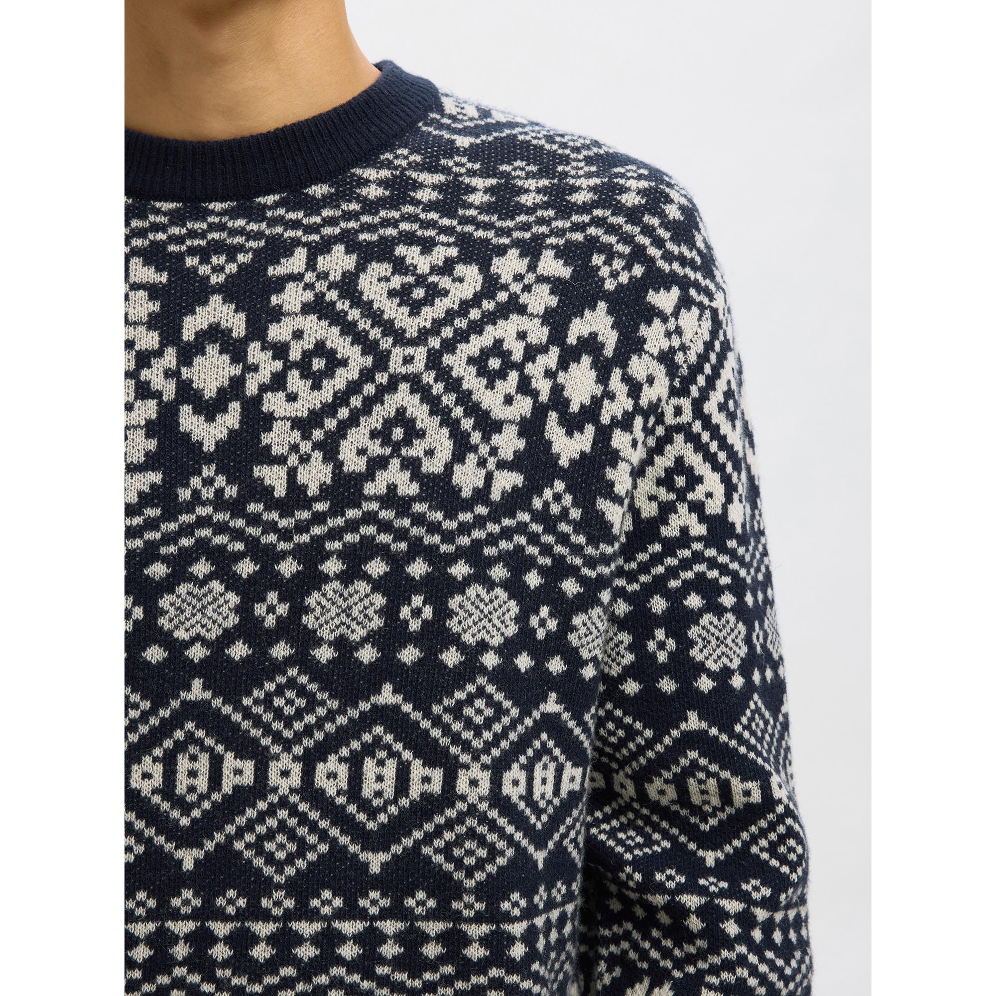 SELECTED SLHMikolas Relaxed Crew Neck Strickpullover  