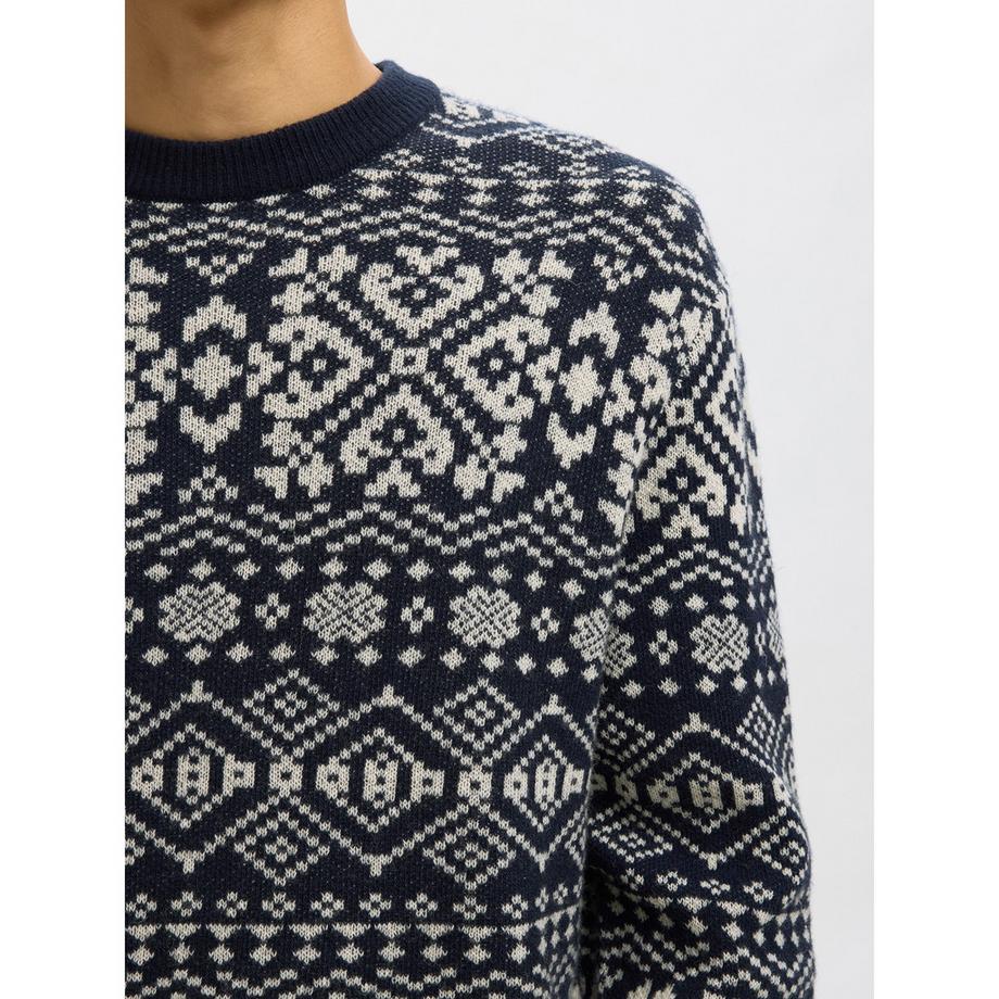 SELECTED SLHMikolas Relaxed Crew Neck Maglione in Maglia  