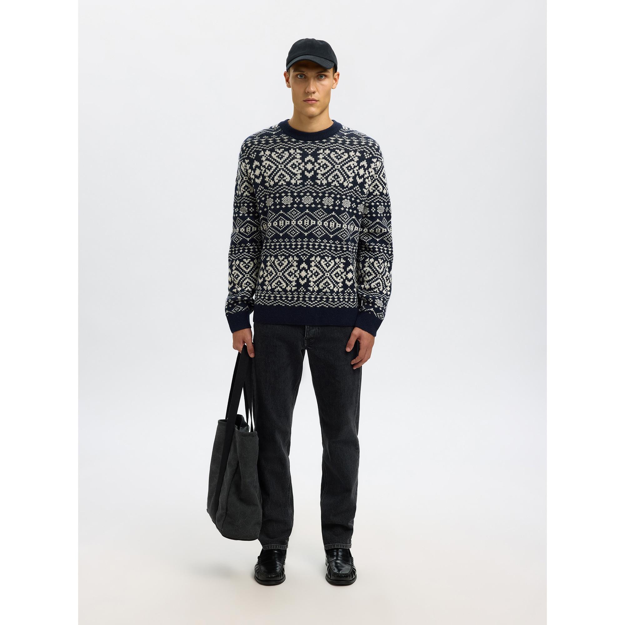SELECTED SLHMikolas Relaxed Crew Neck Strickpullover  