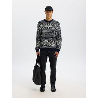 SELECTED SLHMikolas Relaxed Crew Neck Strickpullover  