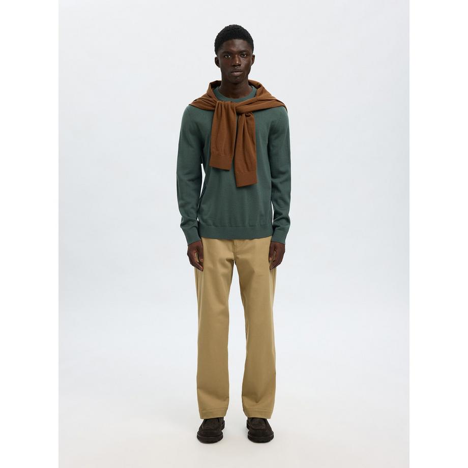 SELECTED SLHTray LS Knit Merino Pull  