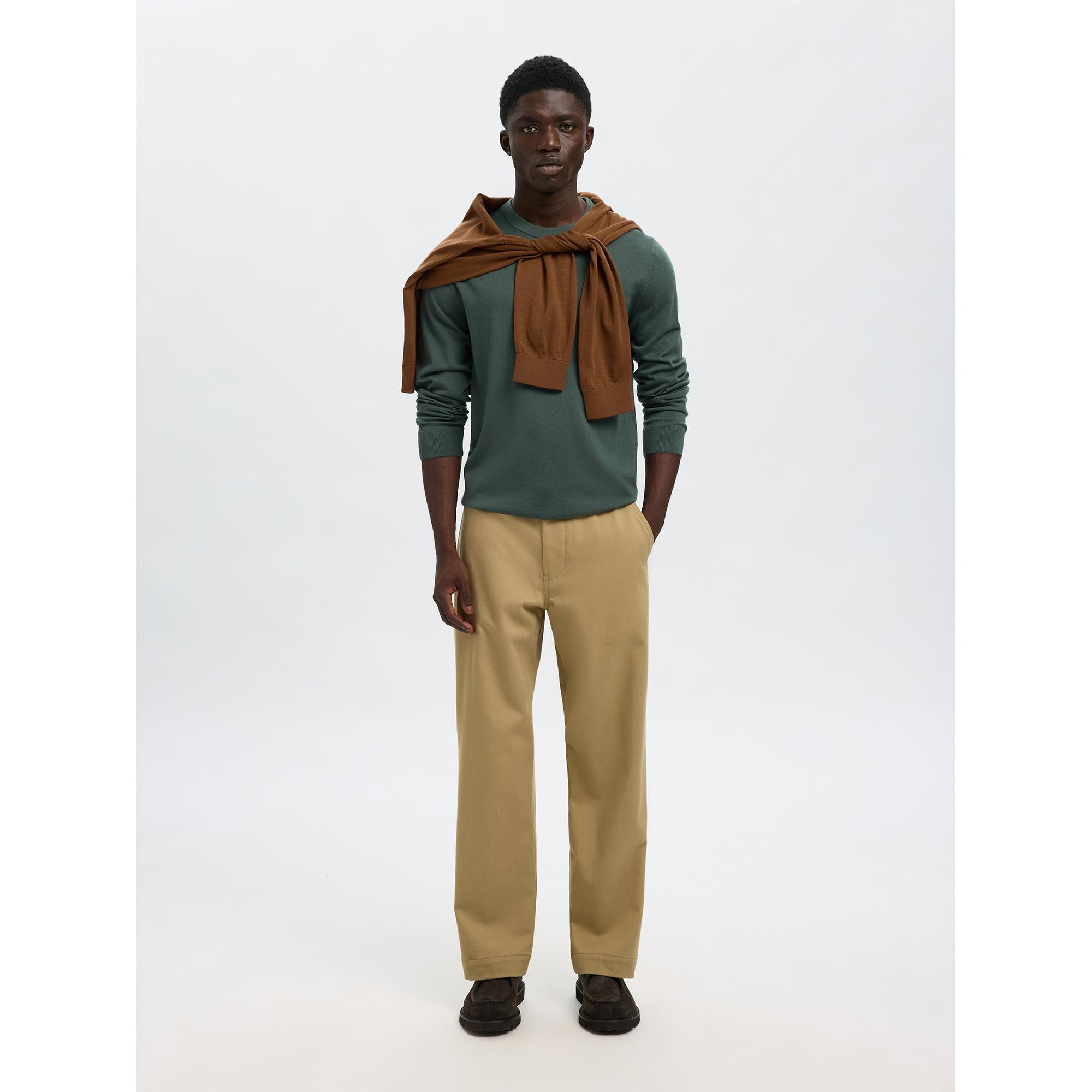 SELECTED SLHTray LS Knit Merino Pullover  