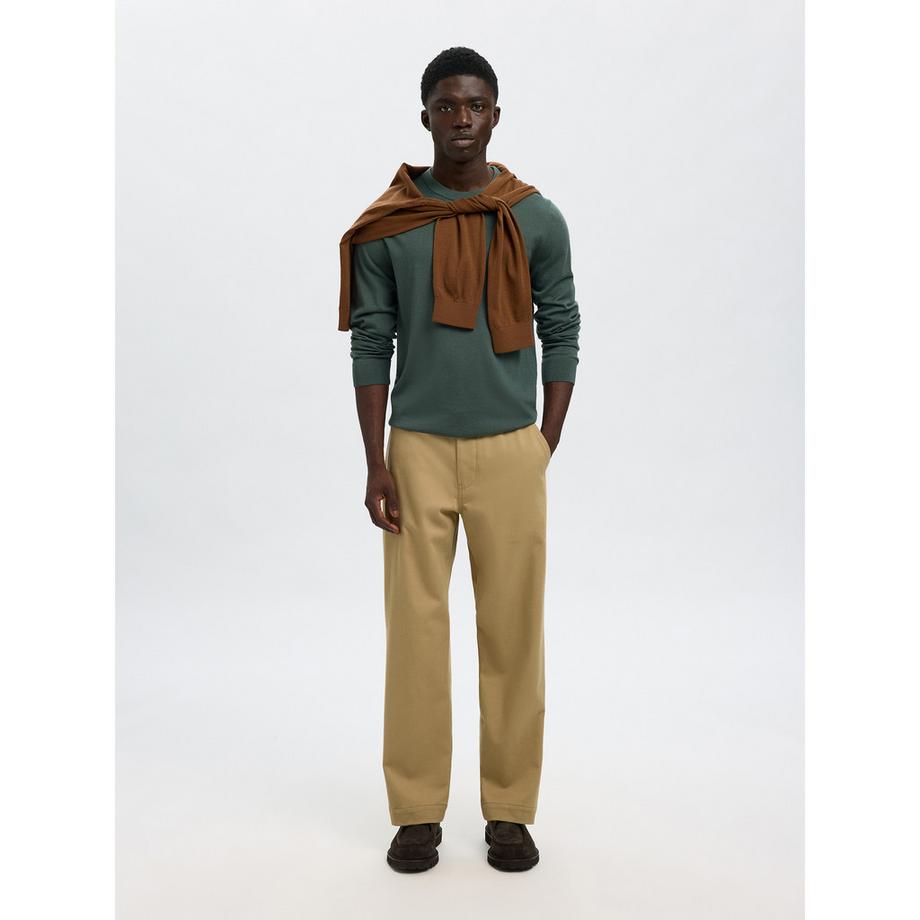 SELECTED SLHTray LS Knit Merino Pull  