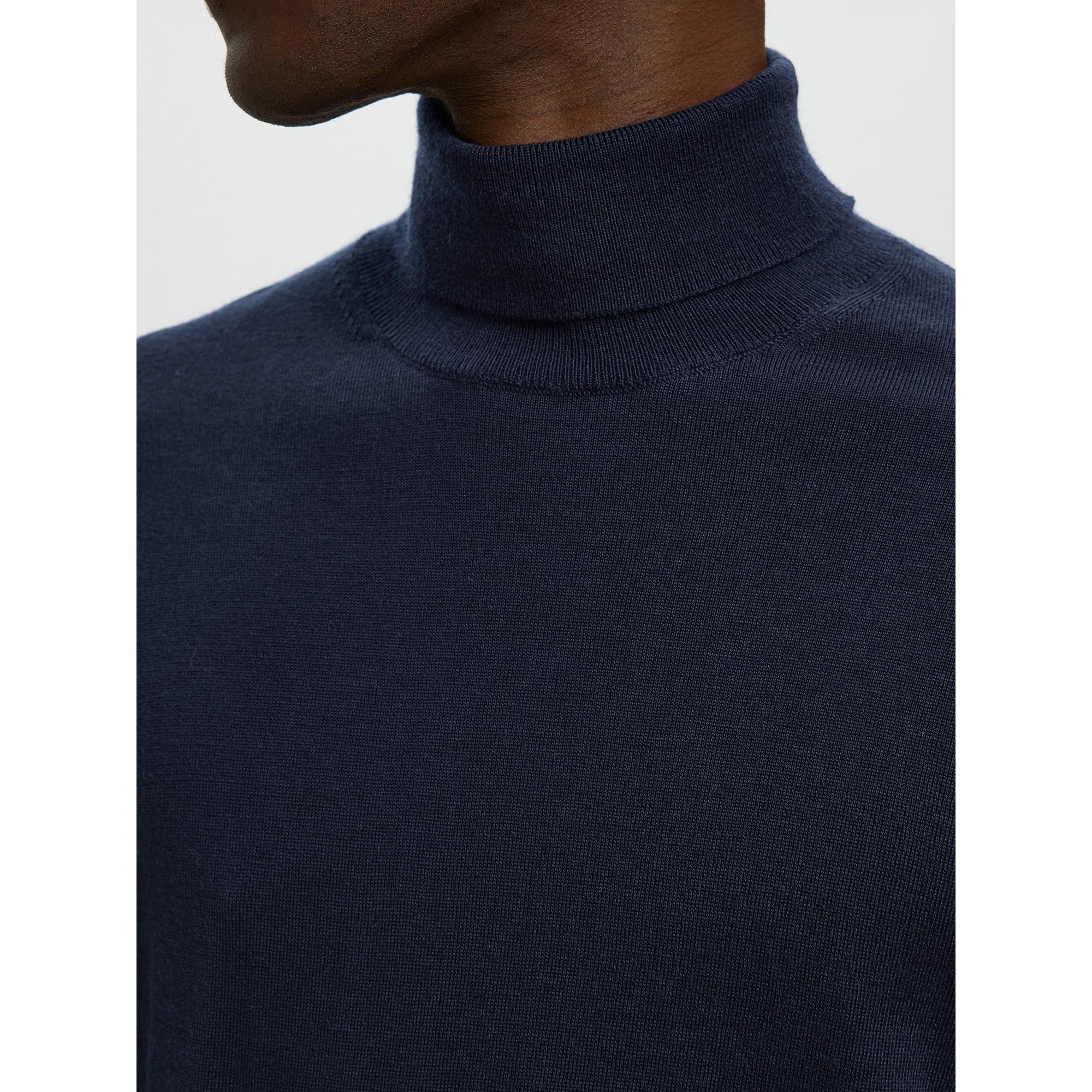 SELECTED SLHTRAY LS Knit Merino Roll Neck Pullover  