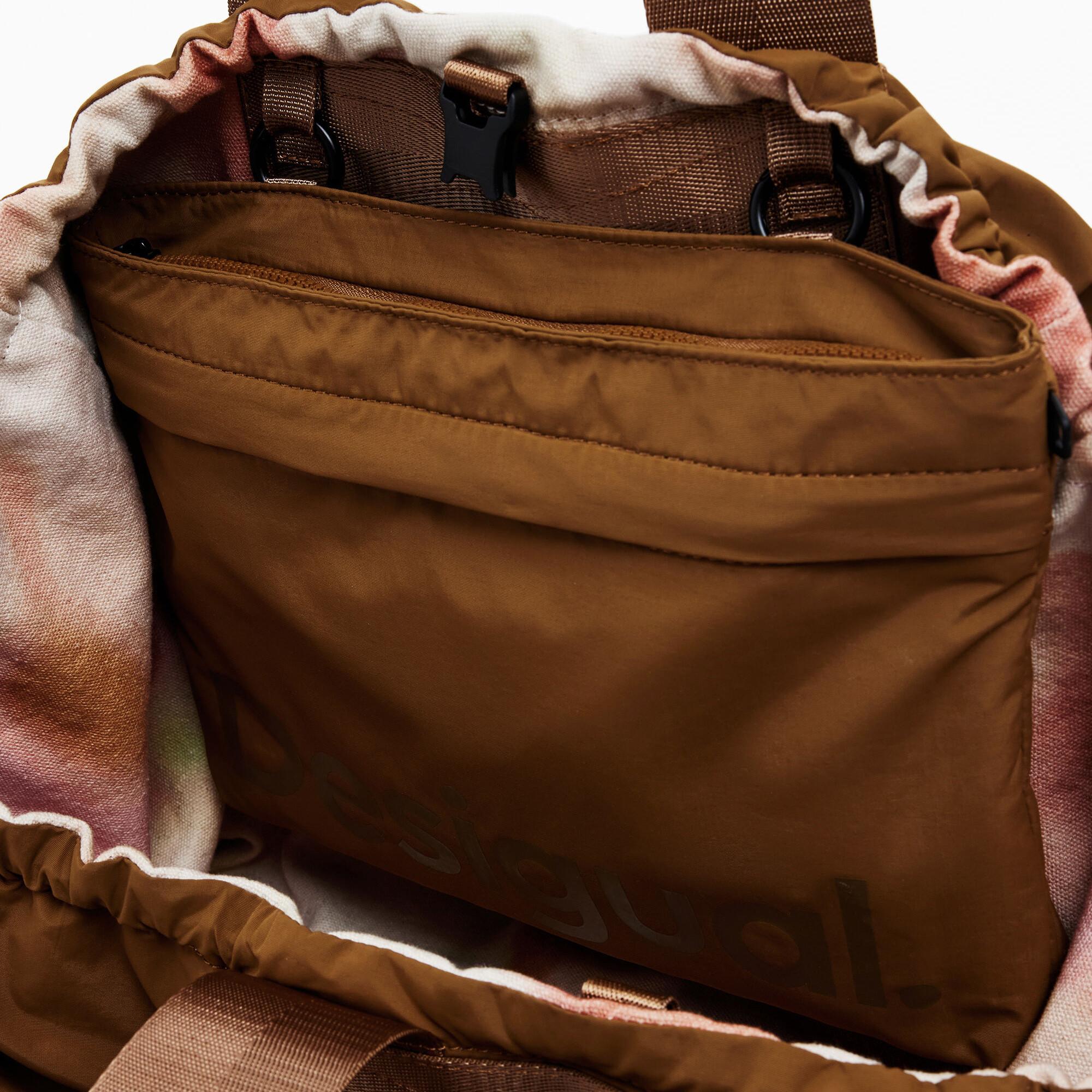 Desigual Borsa a mano in nylon reversibile  