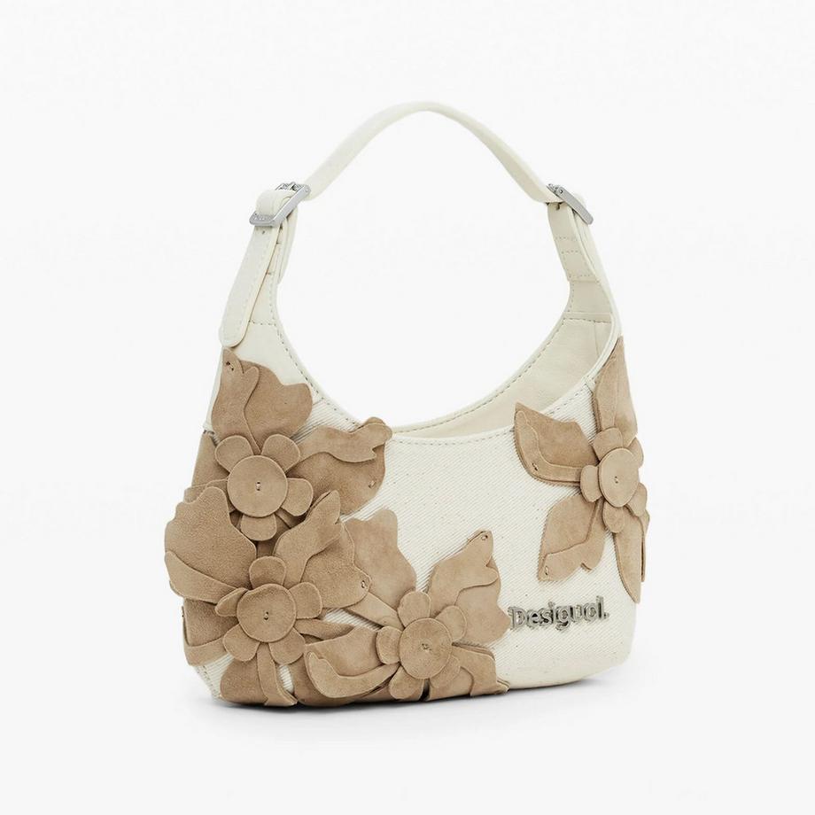 Desigual Sac bandoulière avec applications florales  