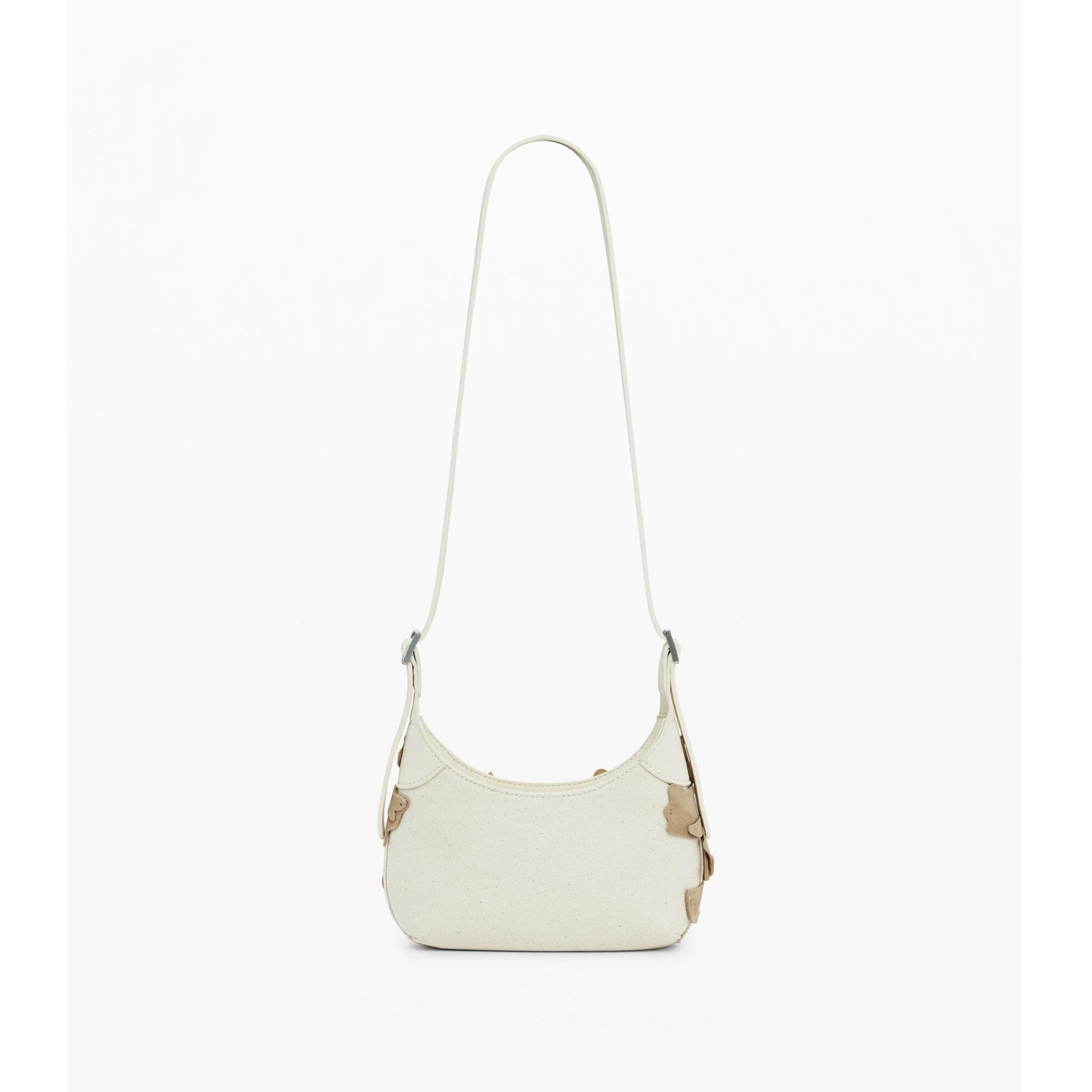 Desigual Borsa a tracolla con applicazioni floreali  