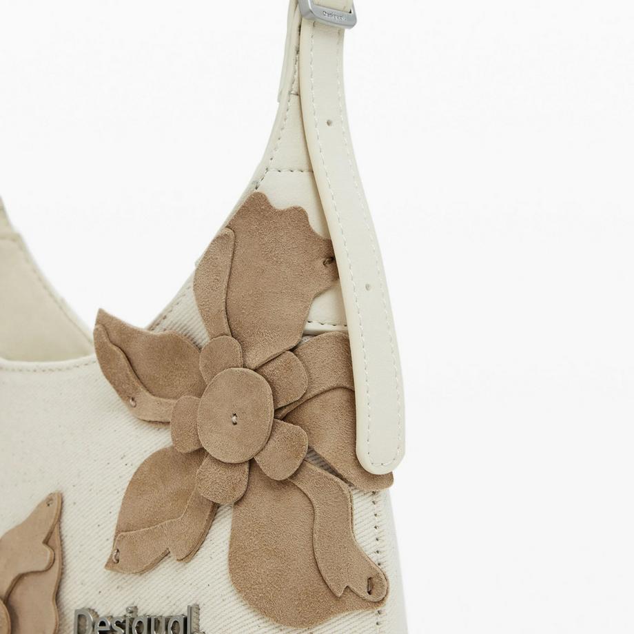 Desigual Sac bandoulière avec applications florales  