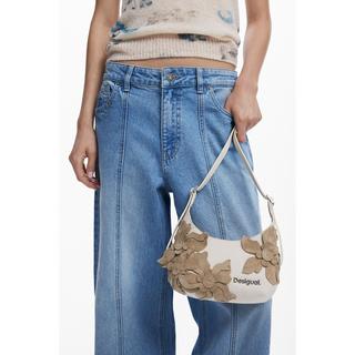 Desigual Borsa a tracolla con applicazioni floreali  