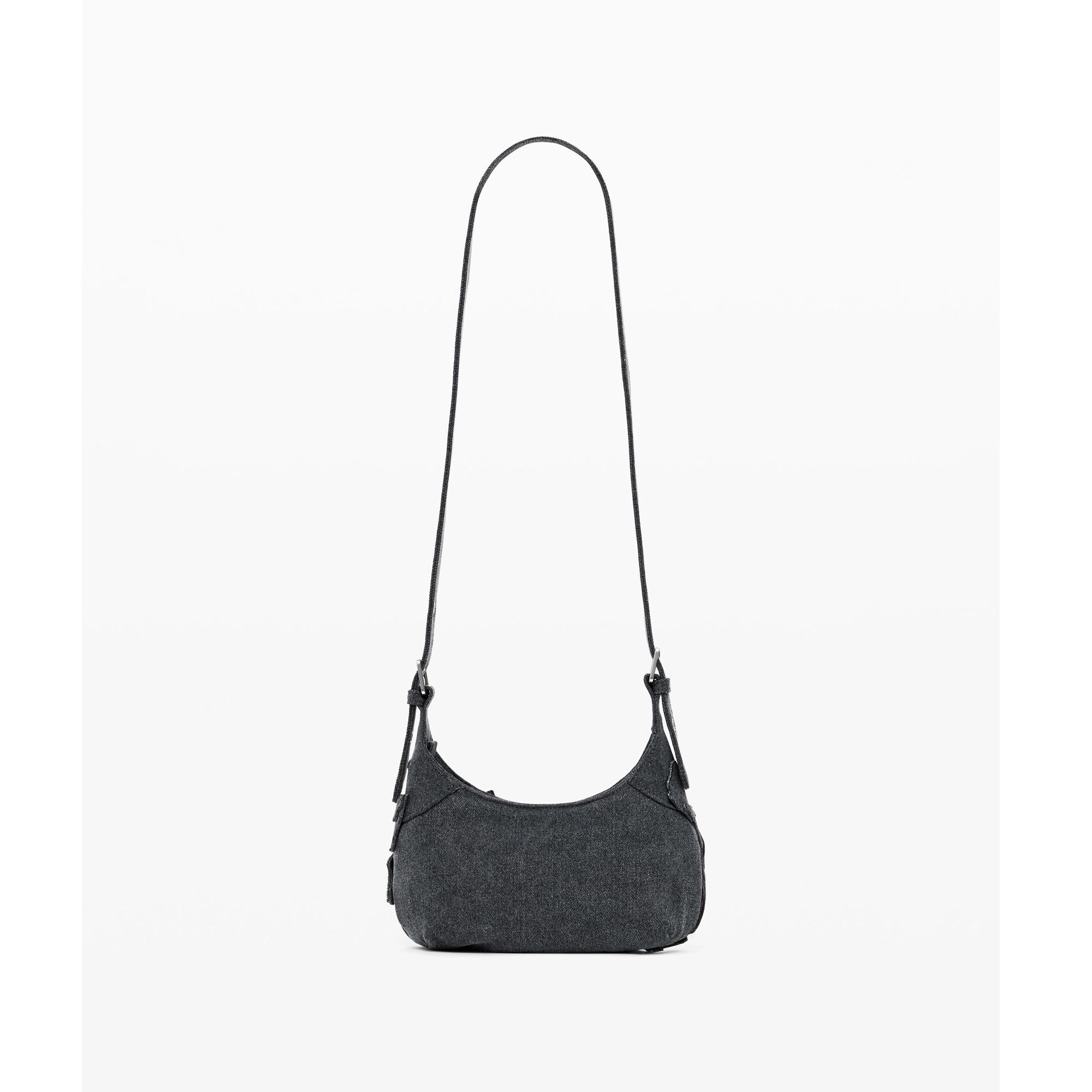 Desigual Sac bandoulière en denim floral  