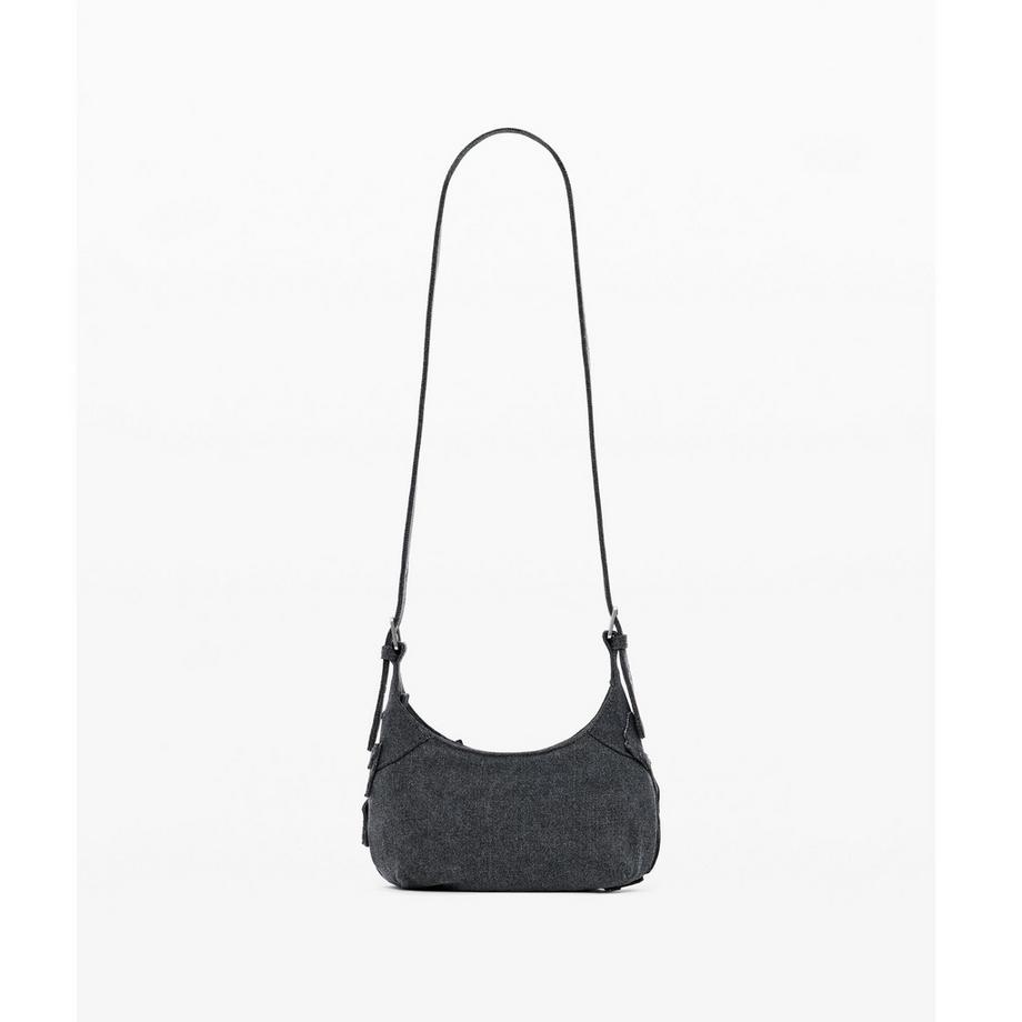 Desigual Florale Denim Schultertasche  