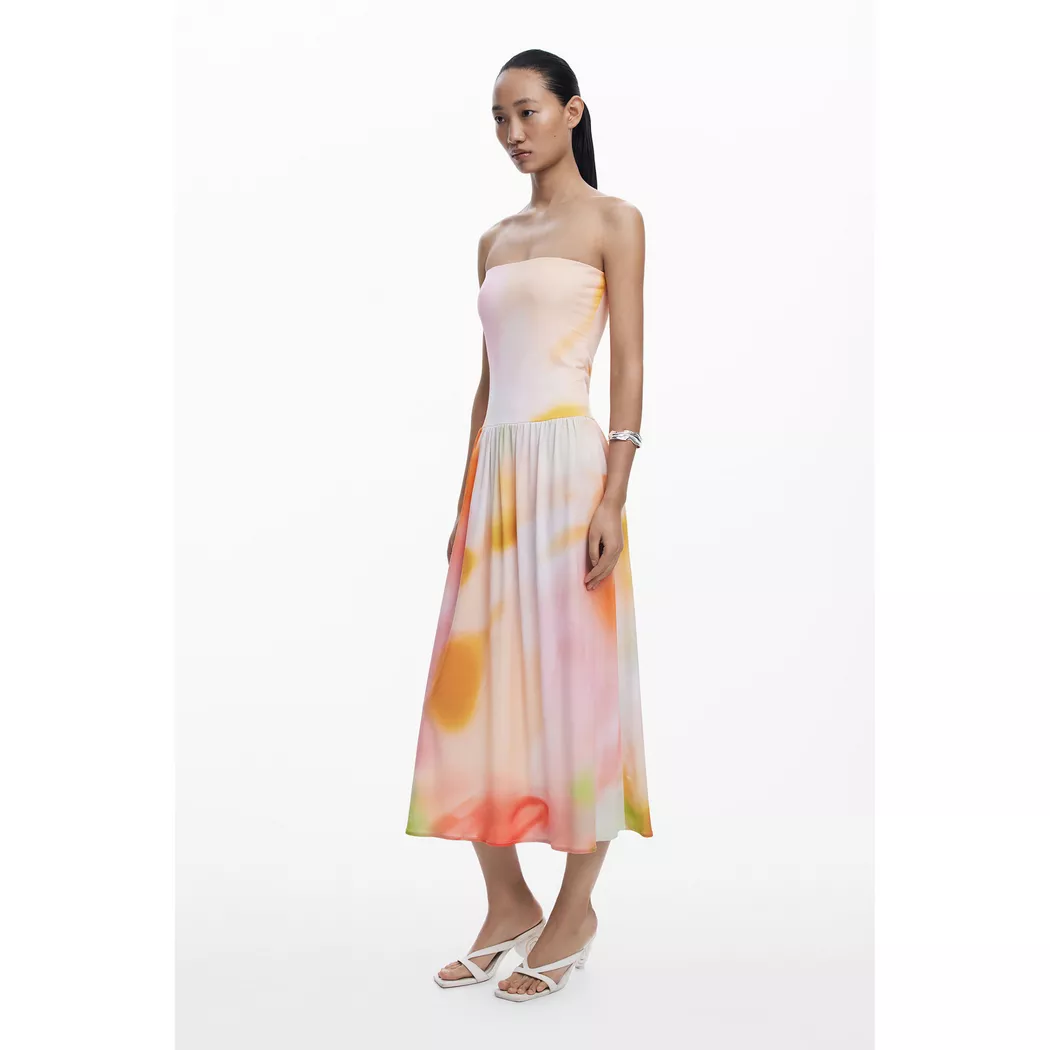 Desigual Robe rayée M. Christian Lacroix WHITE XS female
