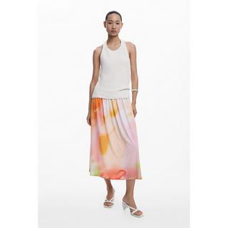 Desigual Abito Midi Off Shoulder Sfumato con Top Halterneck  
