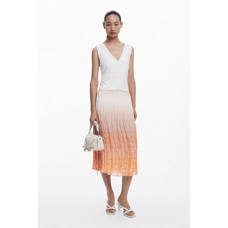 Desigual Abito Svasato Senza Maniche Scollo a V  