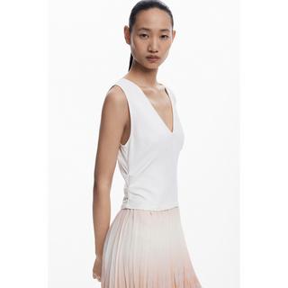 Desigual Abito Svasato Senza Maniche Scollo a V  