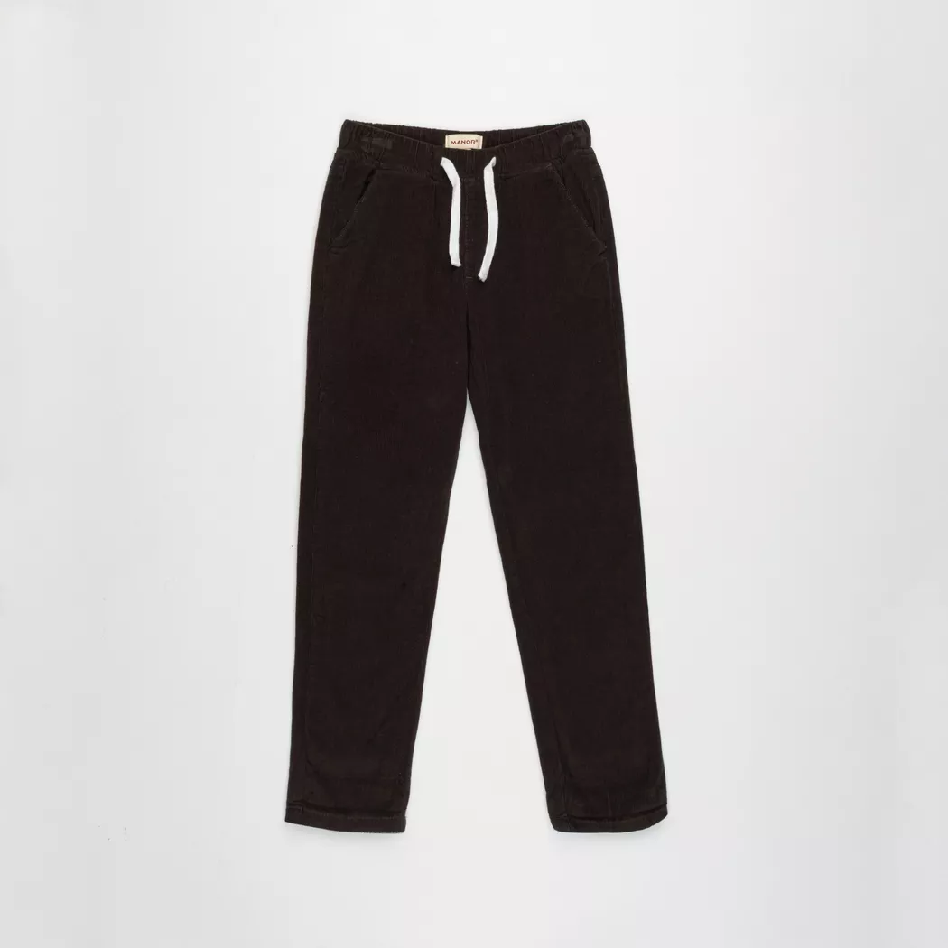 Manor Kids Cordhose Regular Fit Anthracite 140 2