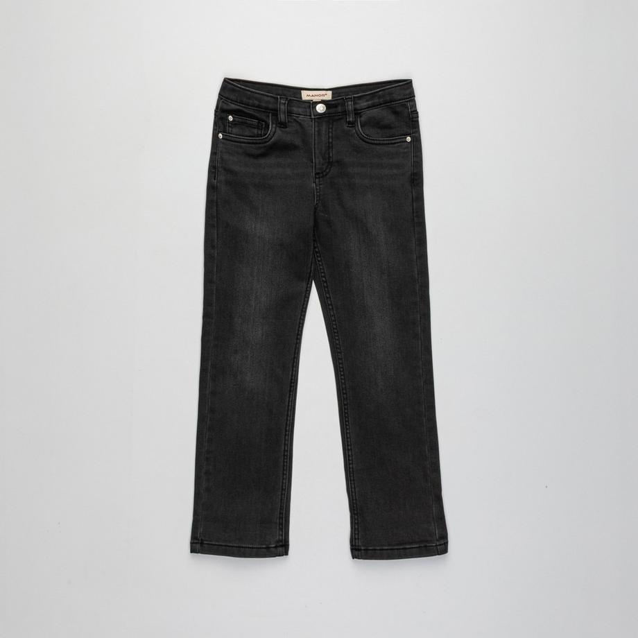 Manor Kids Denim Thermo Pantalon thermique, Regular Fit 