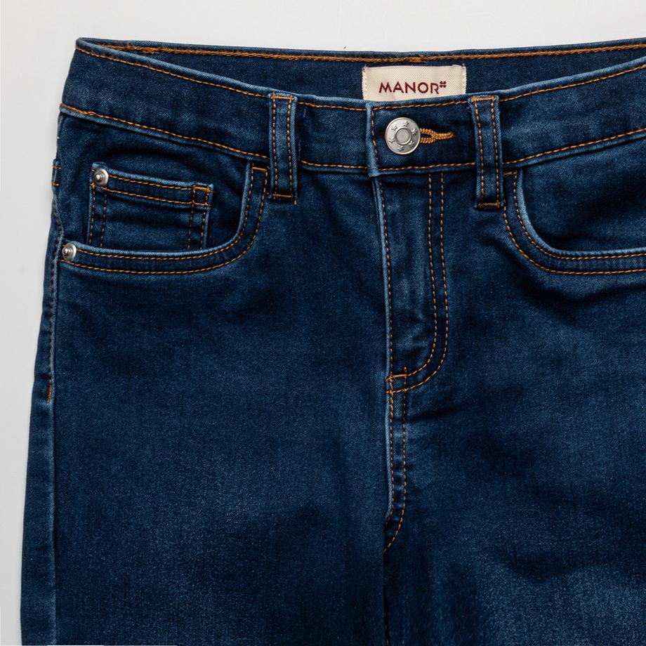 Manor Kids Denim Thermo Pantalon thermique, Regular Fit 