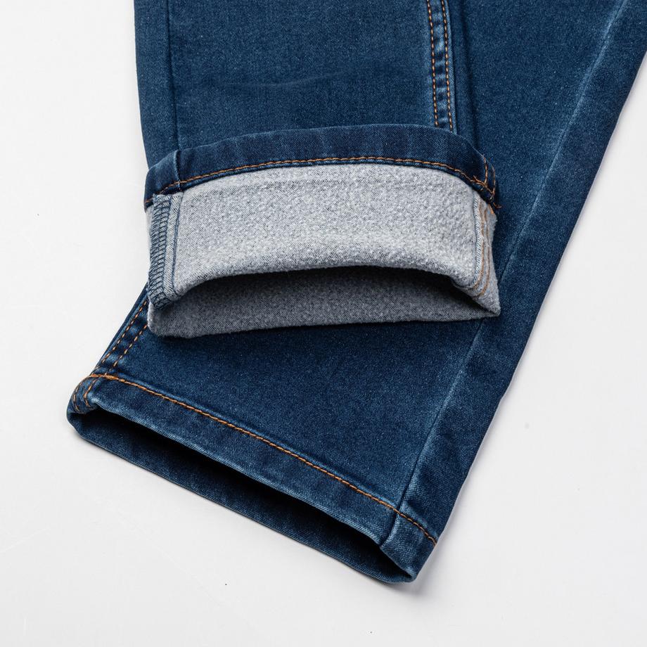 Manor Kids Denim Thermo Pantalon thermique, Regular Fit 