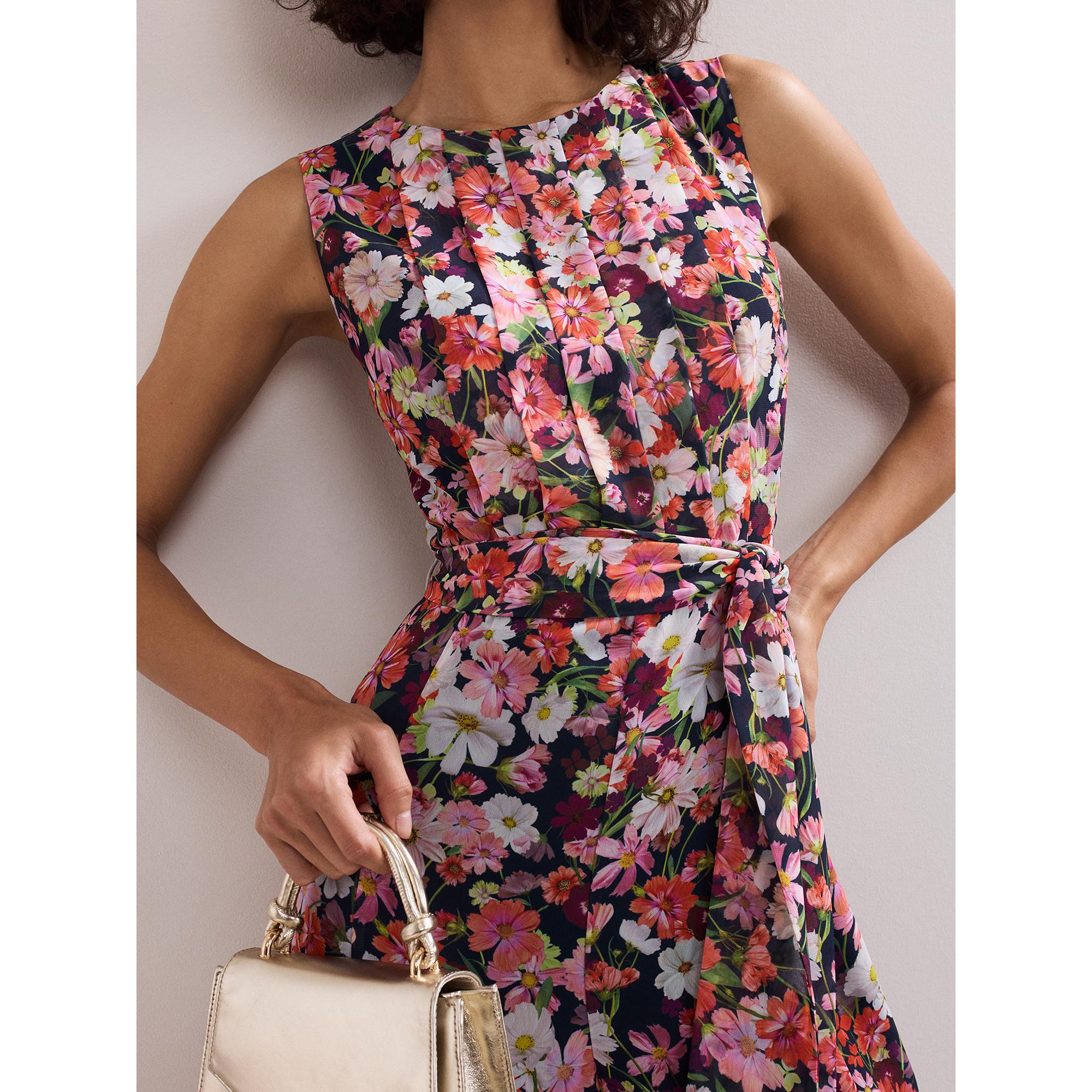 Phase Eight Blumenmuster Ärmelloser Jumpsuit  