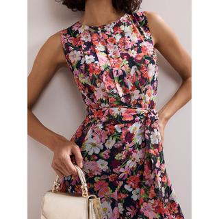 Phase Eight Blumenmuster Ärmelloser Jumpsuit  