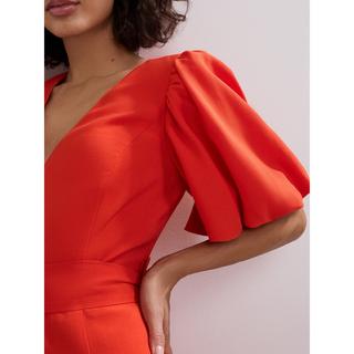 Phase Eight Abito Midi Maniche a Palloncino con Cintura  