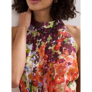 Phase Eight Geblümtes Halterneck Midikleid  