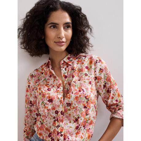Phase Eight Maddelena Blumen Langarmhemd  