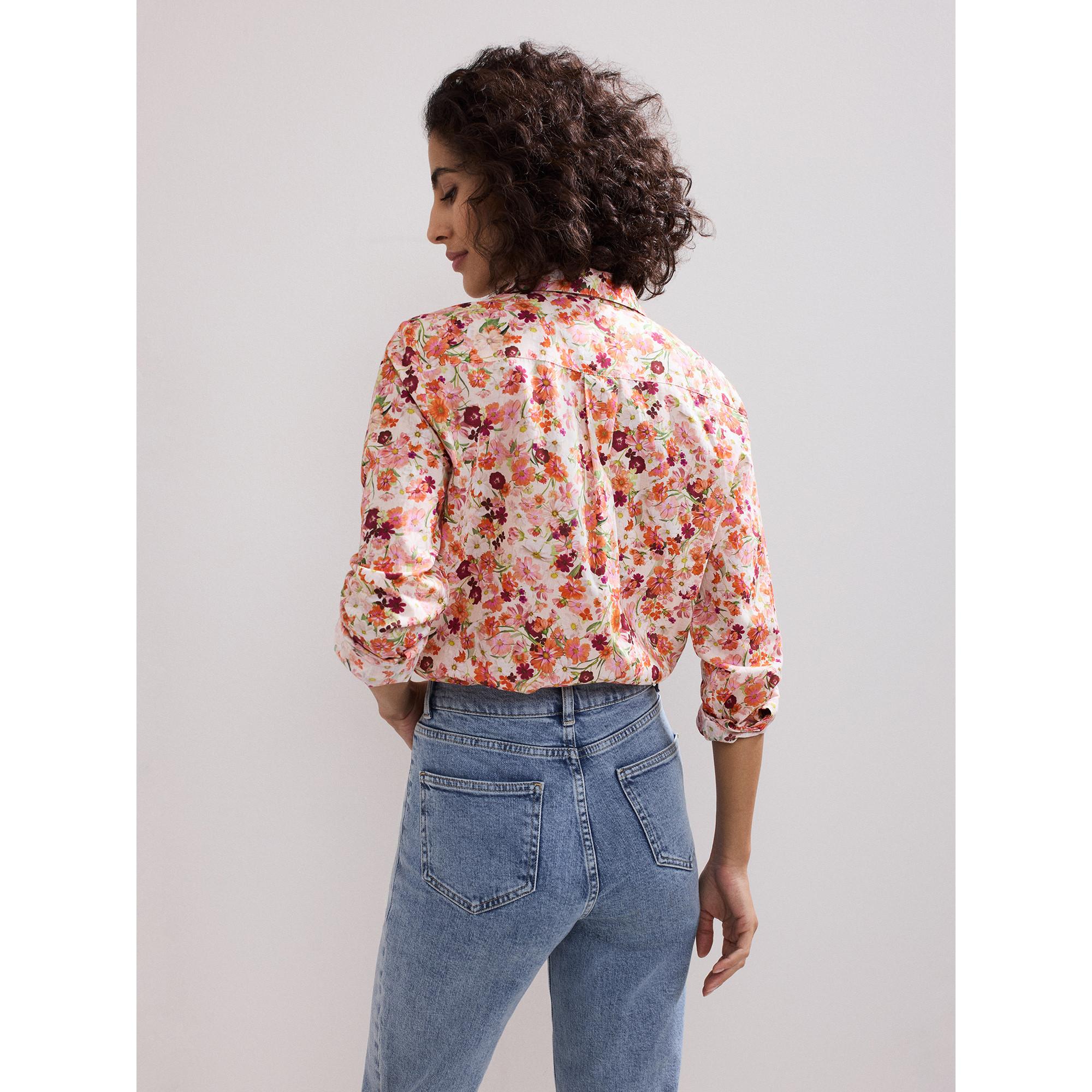 Phase Eight Maddelena Blumen Langarmhemd  