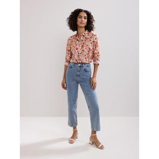 Phase Eight Maddelena Blumen Langarmhemd  