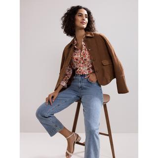 Phase Eight Maddelena Blumen Langarmhemd  