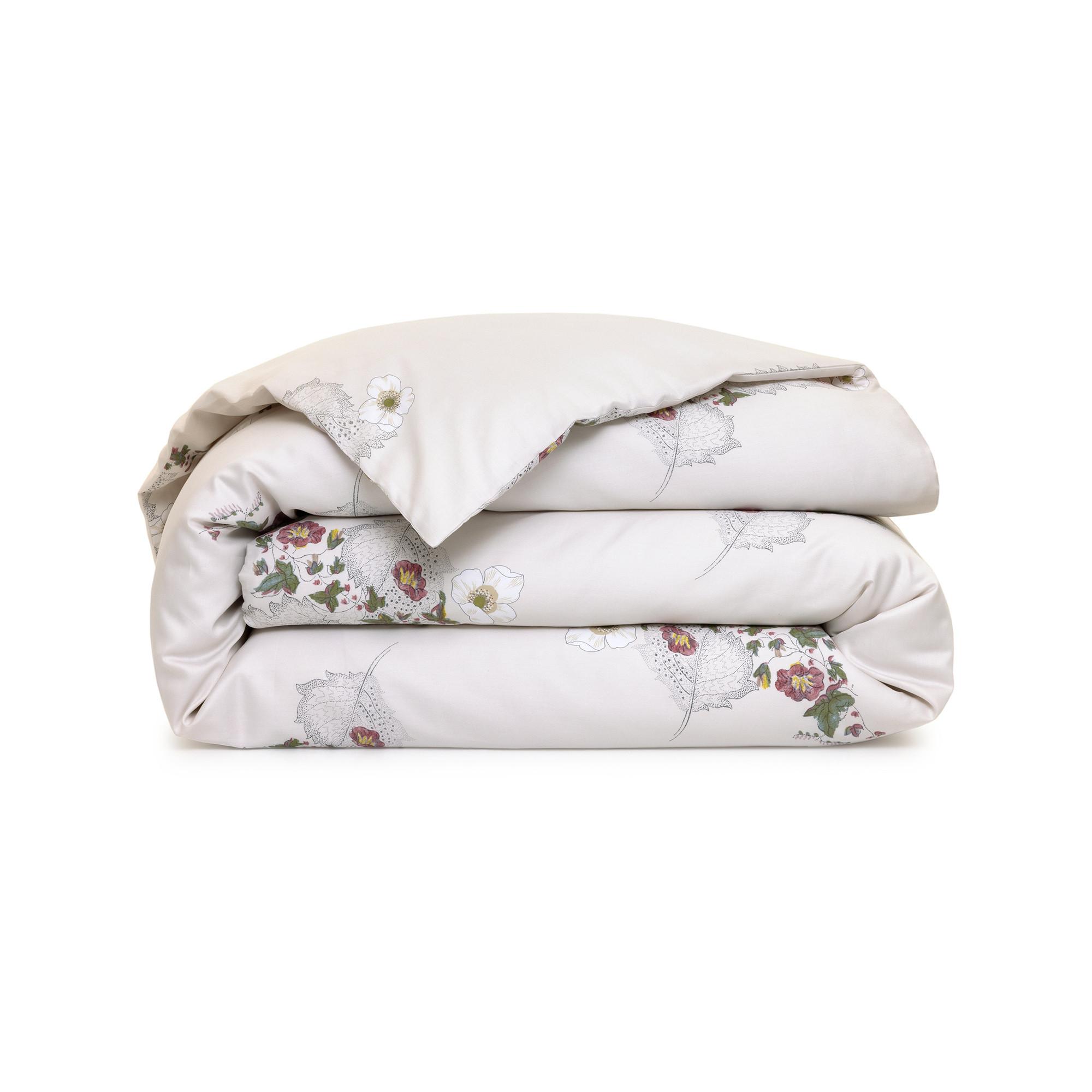 Yves Delorme Corolles Housse de couette motif floral  