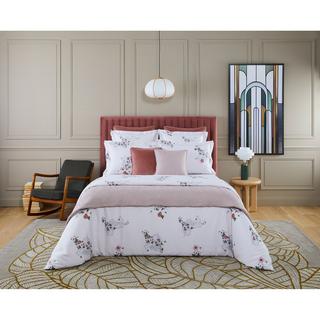 Yves Delorme Corolles Housse de couette motif floral  