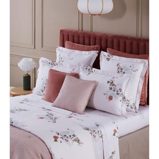 Yves Delorme Corolles Housse de couette motif floral  