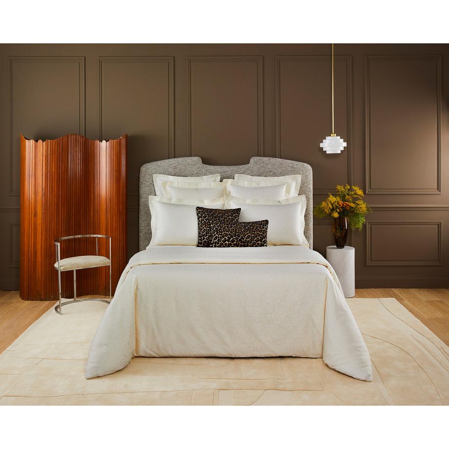 Yves Delorme Leopard Taie d'oreiller réversible  