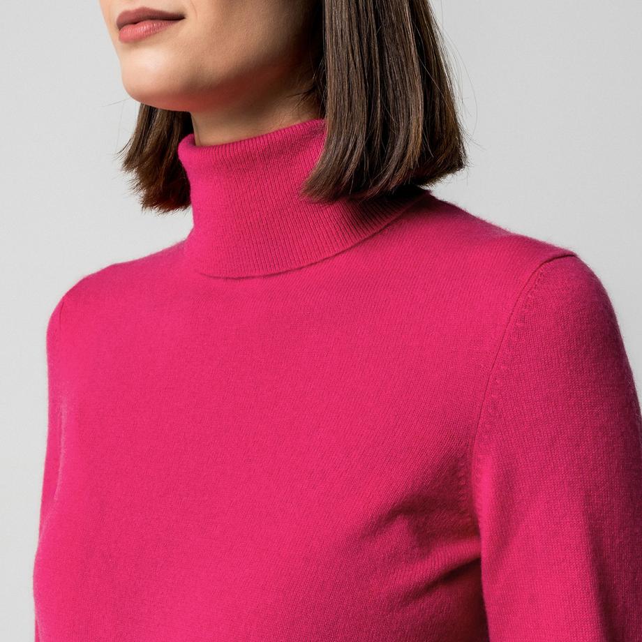 Manor Woman Pull col roulé en cachemire  