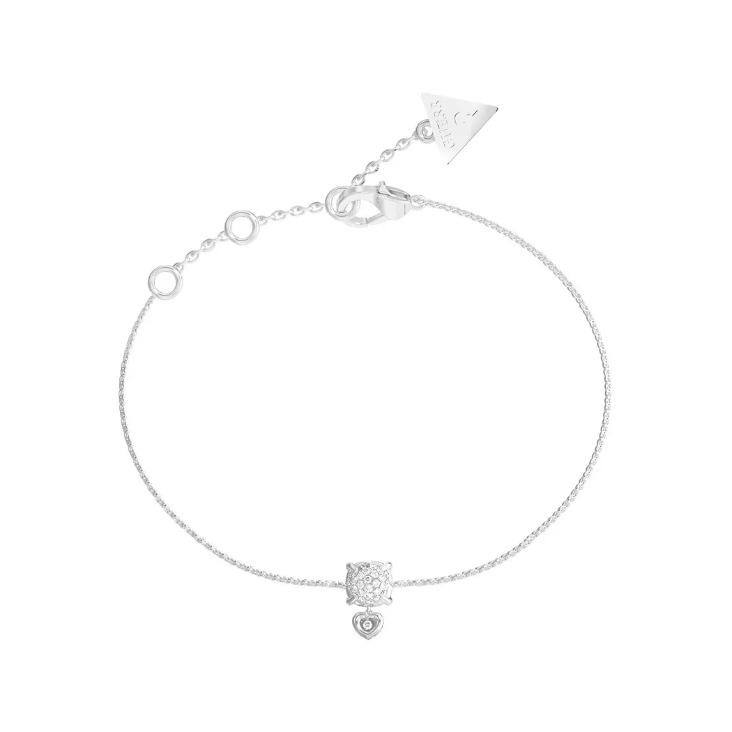 Guess - Armband, L.o.v.e., 14.5+4CM, Silber