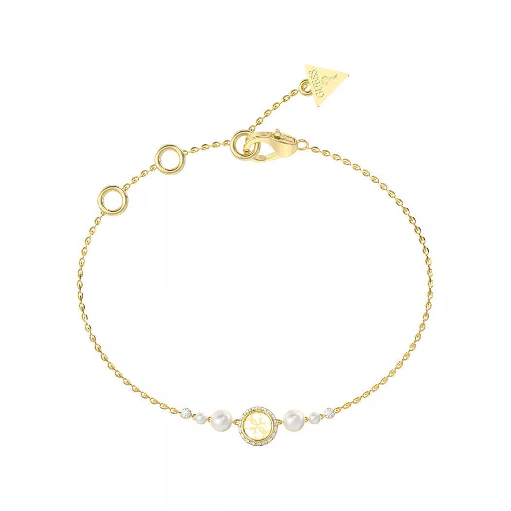 Guess - Armband, Tiny Pearly, 14.5+4CM, Gold