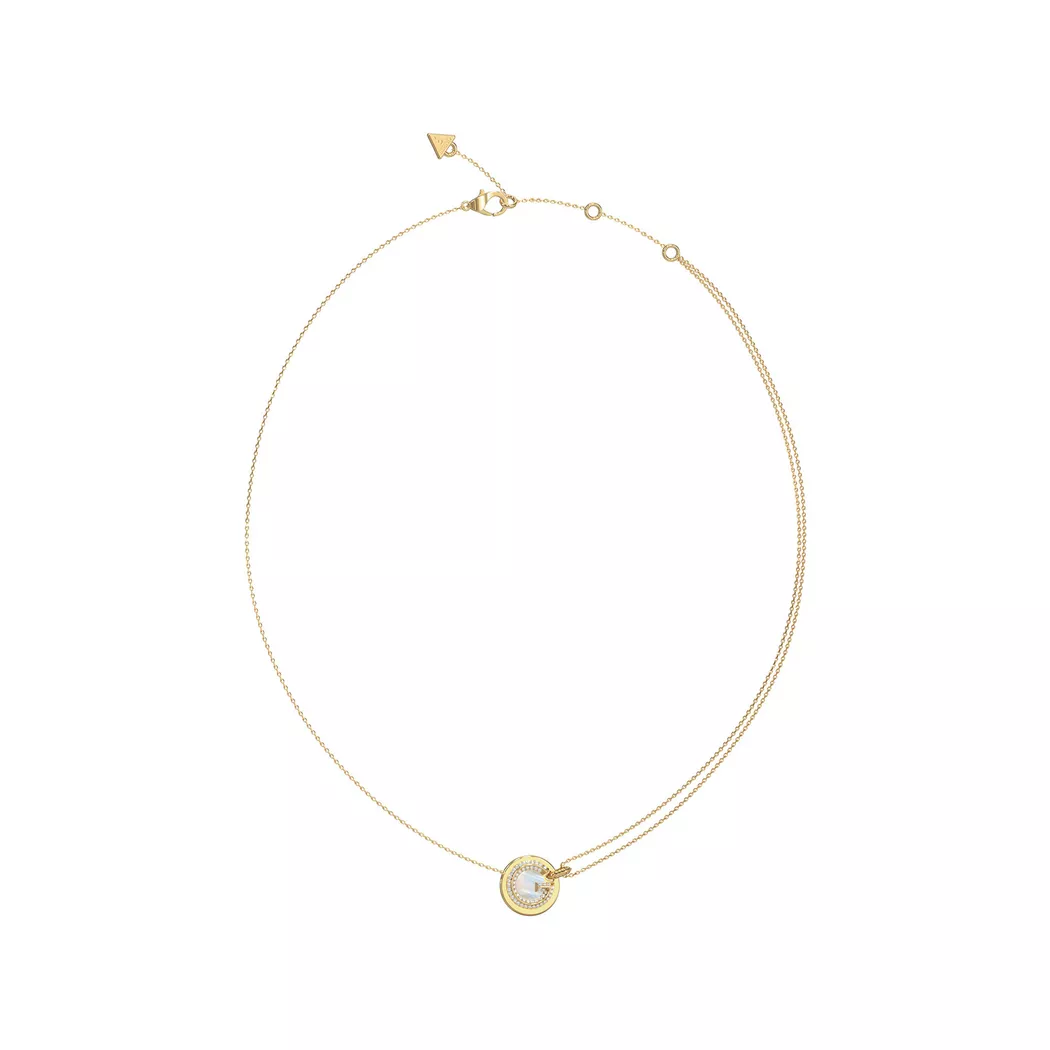Guess - Halskette, G Crystal, 40.5CM, Gold