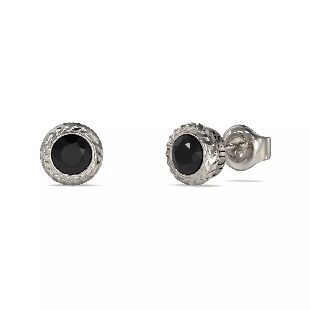Guess - Ohrringe, Sailor Knot, 8mm, Grau