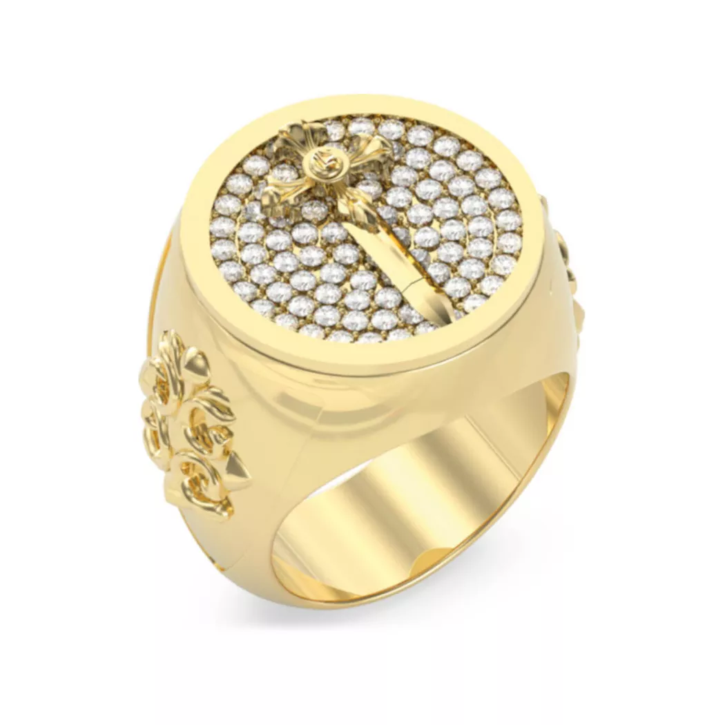 Guess - Ring, Rebel Knight, 66, Gold