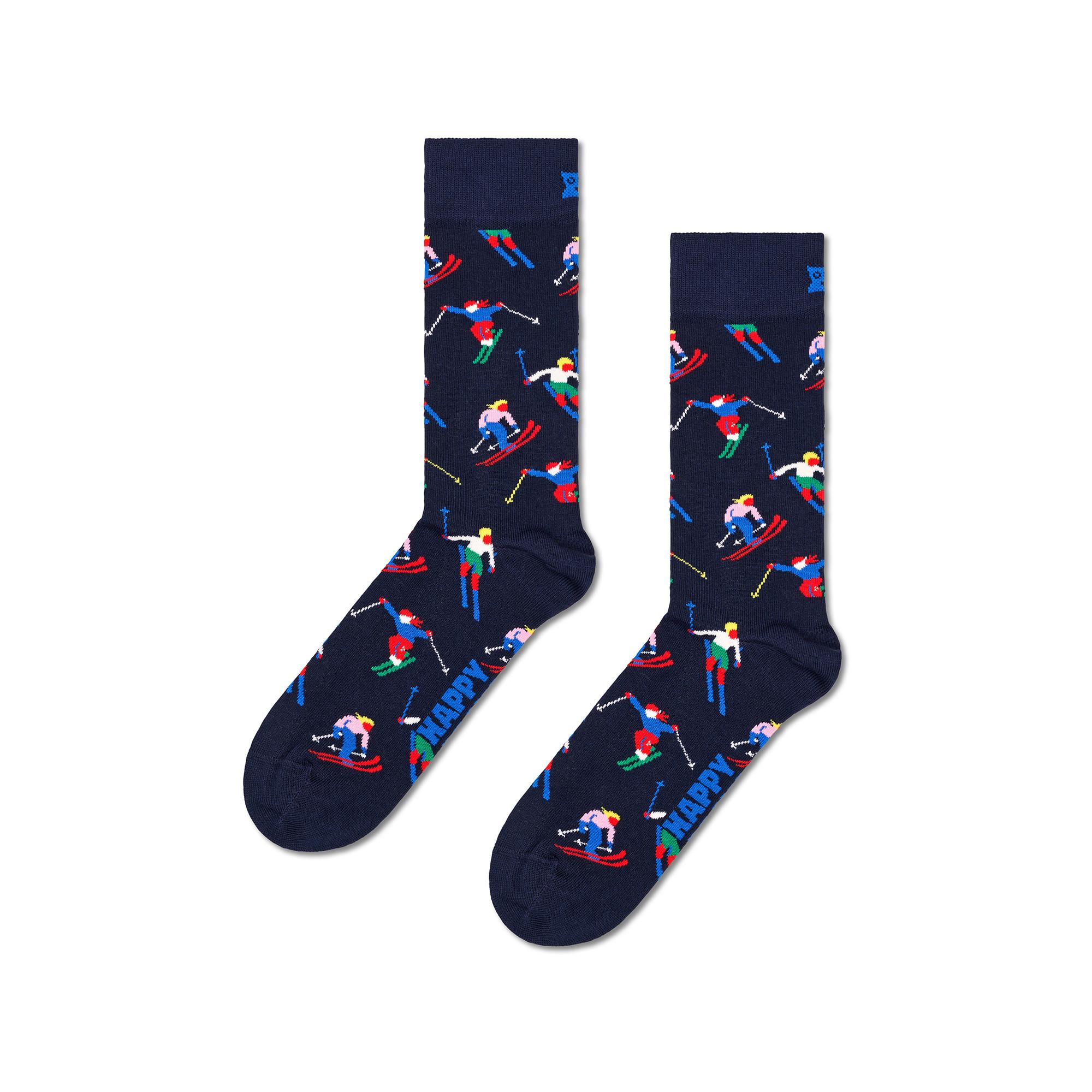 Happy Socks Chaussettes Ski Crew Lot de 2  
