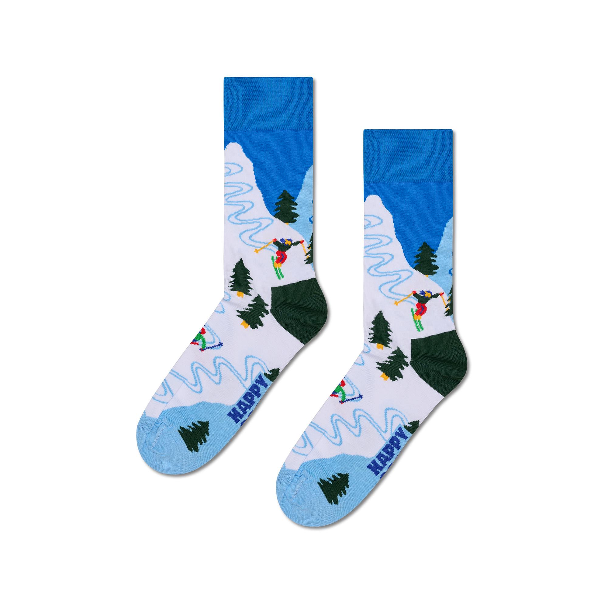 Happy Socks Chaussettes Ski Crew Lot de 2  