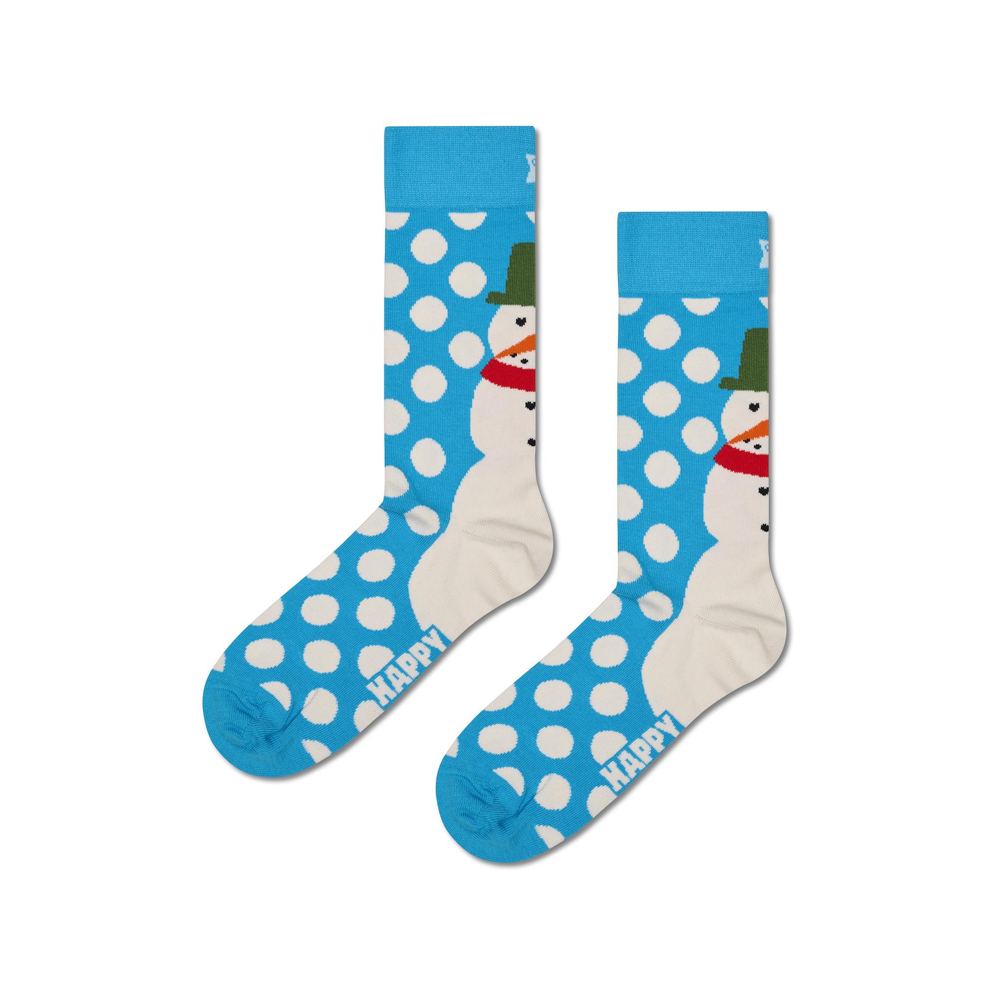 Happy Socks Jumbo Snowman Socken  